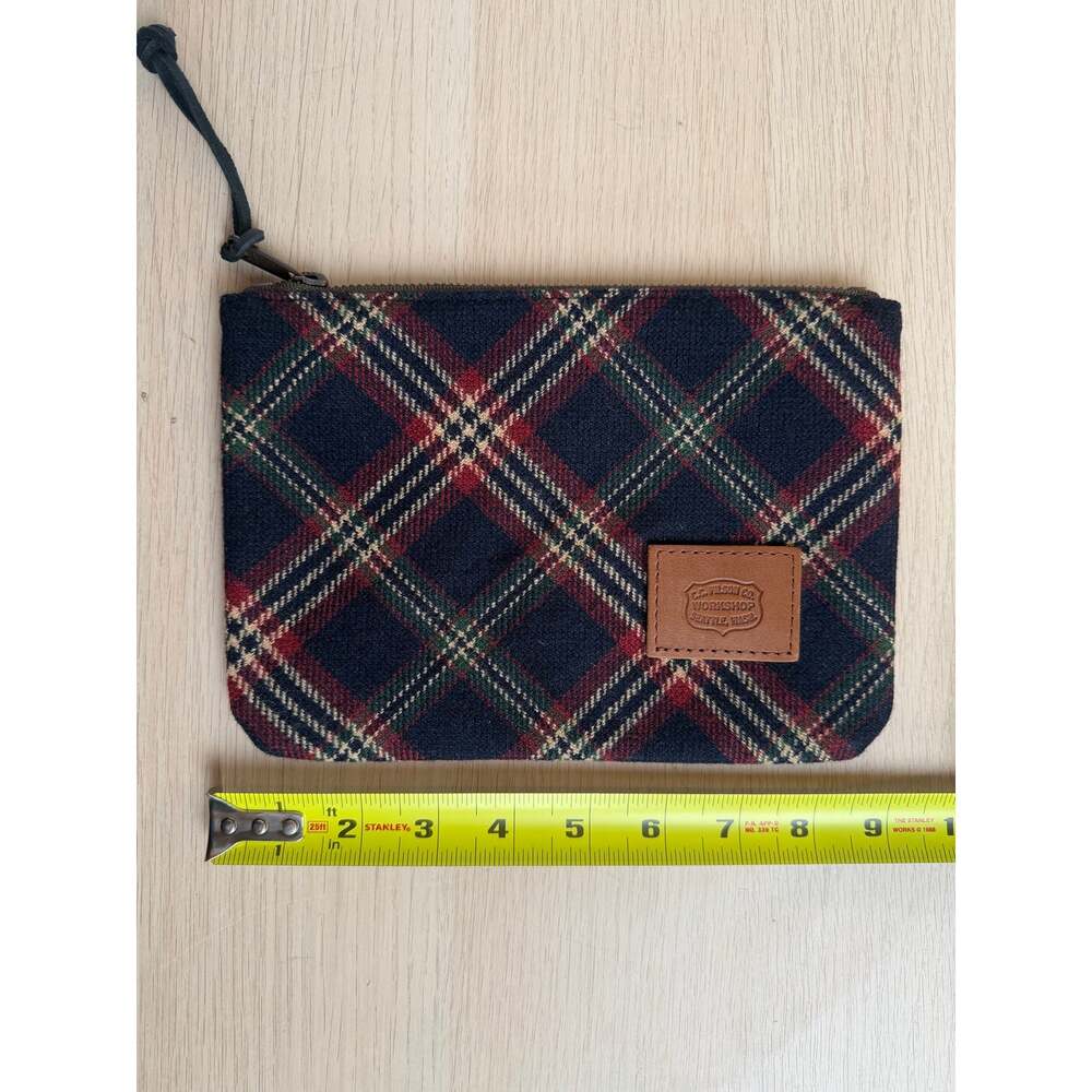 Filson Wool Patterned Square Zip Pouch - New - Picture 4 of 8